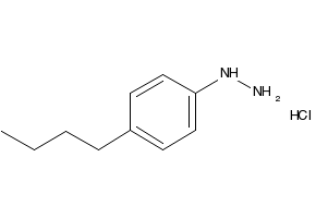 4-n-Butylphenylhydrazinehydrochloride structure, CAS 64287-11-2