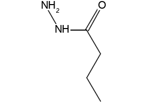 Butyricacidhydrazide structure, CAS 3538-65-6