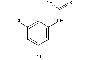 3,5-Dichlorophenylthiourea structure, CAS 107707-33-5