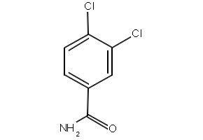 3,4-Dichlorobenzamide structure, CAS 2670-38-4
