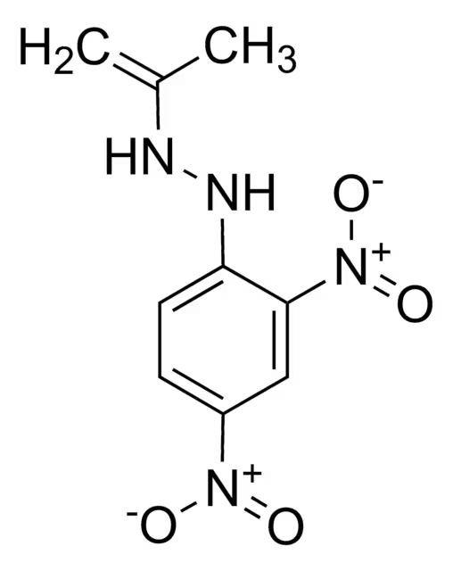 (2,4-Dinitrophenyl)hydrazone2-propanone structure, CAS 1567-89-1