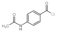4-Acetamidobenzoylchloride structure, CAS 16331-48-9