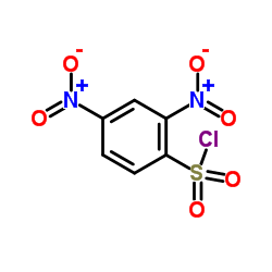 2,4-Dinitrobenzenesulfonylchloride structure, CAS 1656-44-6
