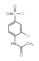 4-Acetamido-3-chlorobenzenesulfonylchloride structure, CAS 16761-18-5