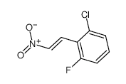 2-Chloro-6-fluoro-omega-nitrostyrene structure, CAS 116272-78-7