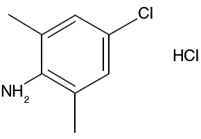 4-Chloro-2,6-dimethylanilinehydrochloride structure, CAS 5769-32-4