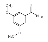 3,5-Dimethoxythiobenzamide structure, CAS 114980-23-3