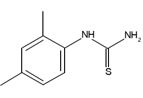 1-(2,4-Dimethylphenyl)-2-thiourea structure, CAS 16738-20-8