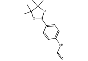 N-[4-(4,4,5,5-Tetramethyl-1,3,2-dioxaborolan-2-yl)phenyl]-formamide structure, CAS 480424-94-0