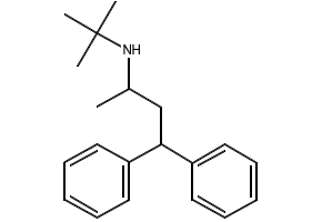 1-Methyl-3,3-diphenylpropylamine structure, CAS 15793-40-5