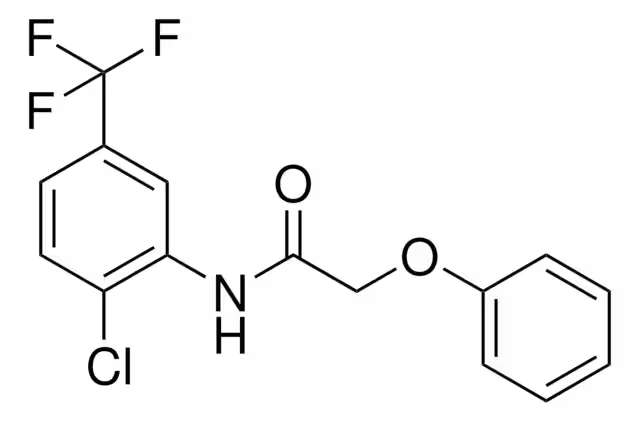 N-(2-Chloro-5-trifluoromethyl-phenyl)-2-cyanoacetamide structure, CAS 63034-98-0