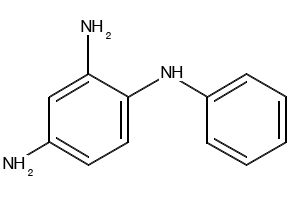 2,4-Diaminodiphenylamine structure, CAS 136-17-4