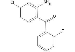 2-Amino-4-chloro-2'-fluorobenzophenone structure, CAS 203303-05-3