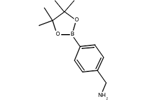 4-AminomethylohenylboronicacidpinaclesterHCl structure, CAS 138500-88-6