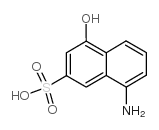 1-Amino-5-naphthol-7-sulfonicacid structure, CAS 489-78-1