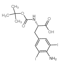 Bov-Phe(3,5-Dii,4-NH2)-OH structure, CAS 67230-47-1