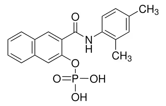 N-(2,4-Dimethylphenyl)-3-(phosphonooxy)-2-naphthalenecarboxamide structure, CAS 1596-56-1