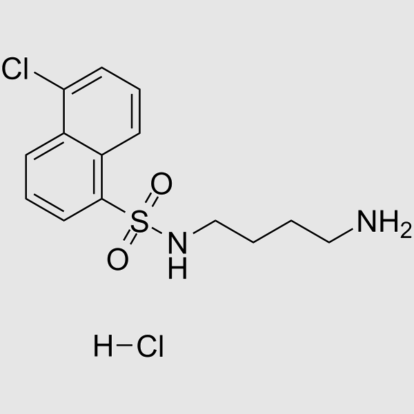 N-(4-Aminobutyl)-5-chloro-1-naphthalenesulfonamideHCl structure, CAS 78957-84-3