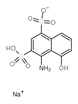 1-Amino-8-naphthol-2,4-disulfonicacidmonosodiumsalt structure, CAS 52789-62-5