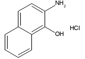 2-Amino-1-naphtholhydrochloride structure, CAS 41772-23-0