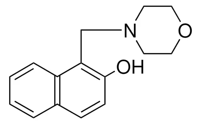 1-(Morpholin-4-ylmethyl)-2-naphthol structure, CAS 27438-39-7