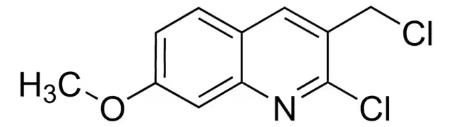 2-Chloro-3-(chloromethyl)-7-methoxyquinoline structure, CAS 73863-49-7
