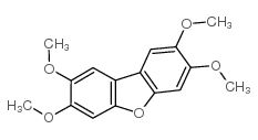 2,3,7,8-Tetramethoxydibenzofuran structure, CAS 109881-52-9