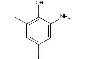 6-Amino-2,4-dimethylphenol structure, CAS 41458-65-5