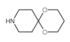 Piperidone-4-propylenketal structure, CAS 180-94-9