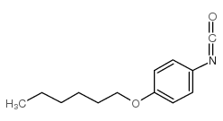 4-Hexyloxyphenylisocyanate structure, CAS 32223-70-4