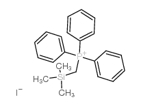 (Trimethylsilylmethyl)TriphenylphosphoniumIodide structure, CAS 3739-98-8