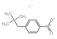 (4-Nitrobenzyl)trimethylammoniumchloride structure, CAS 5350-96-9
