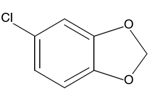 5-Chloro-1,3-benzodioxole structure, CAS 7228-38-8