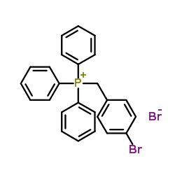 4-Bromobenzyltriphenylphosphoniumbromide structure, CAS 51044-13-4