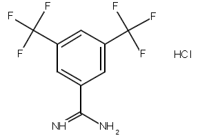 3,5-Bis(trifluoromethyl)benzamidinehydrochloride structure, CAS 97603-94-6