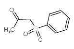Benzenesulfonylacetone structure, CAS 5000-44-2