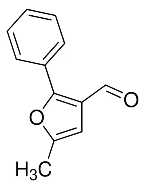 2-Methyl-5-phenyl-3-furaldehyde structure, CAS 321309-42-6