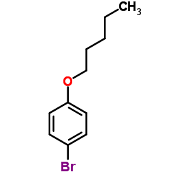 4-N-Amyloxybromobenzene structure, CAS 30752-18-2