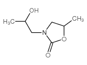 3-(2-Hydroxypropyl)-5-methyl-2-oxazolidinone structure, CAS 3375-84-6