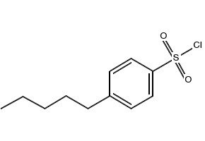 4-N-Amylbenzenesulfonylchloride structure, CAS 73948-18-2