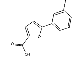 5-(3-Methylphenyl)-2-furoicacid structure, CAS 400744-57-2