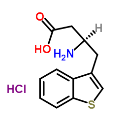 (R)-3-Amino-4-(3-benzothienyl)butanoicacidhydrochloride structure, CAS 269398-95-0