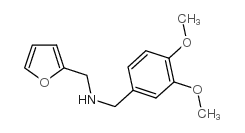 (3,4-Dimethoxy-benzyl)-furan-2-ylmethyl-amine structure, CAS 40171-98-0