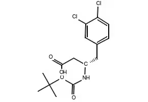 (S)-3-Amino-4-(3,4-dichlorophenyl)butanoicacidhydrochloride structure, CAS 270063-50-8