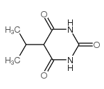5-Isopropylbarbituricacid structure, CAS 7391-69-7