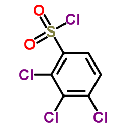 2,3,4-Trichlorobenzenesulfonylchloride structure, CAS 34732-09-7
