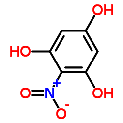 2,4,6-Trihydroxynitrobenzene structure, CAS 16600-92-3