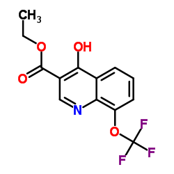 Ethyl4-hydroxy-8-(trifluoromethoxy)quinoline-3-carboxylate structure, CAS 175278-35-0