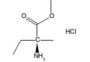 (S)-2-Amino-2-methyl-butyricacidmethylesterhydrochloride structure, CAS 92760-72-0