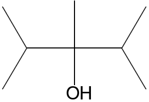2,3,4-Trimethyl-3-pentanol structure, CAS 3054-92-0